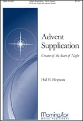 Advent Supplication SATB choral sheet music cover
